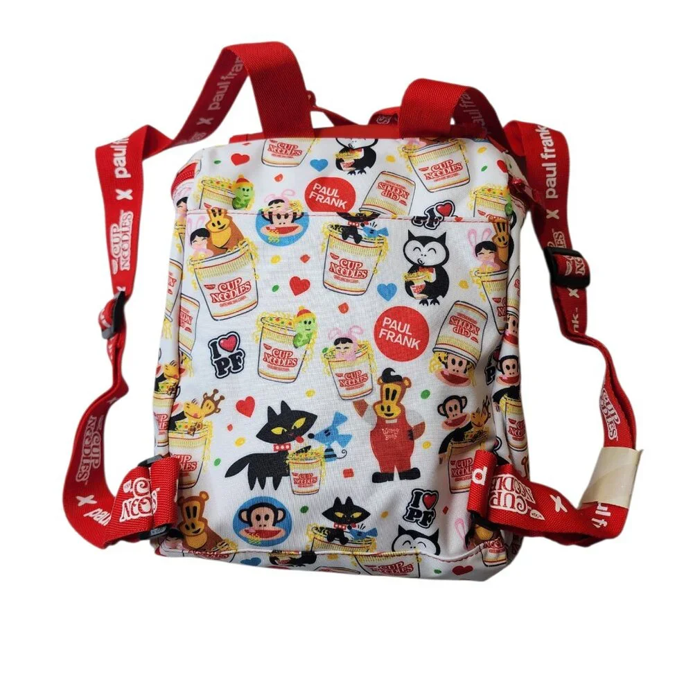 Paul‎ Frank Cup Noodles Small Backpack Bag Purse New